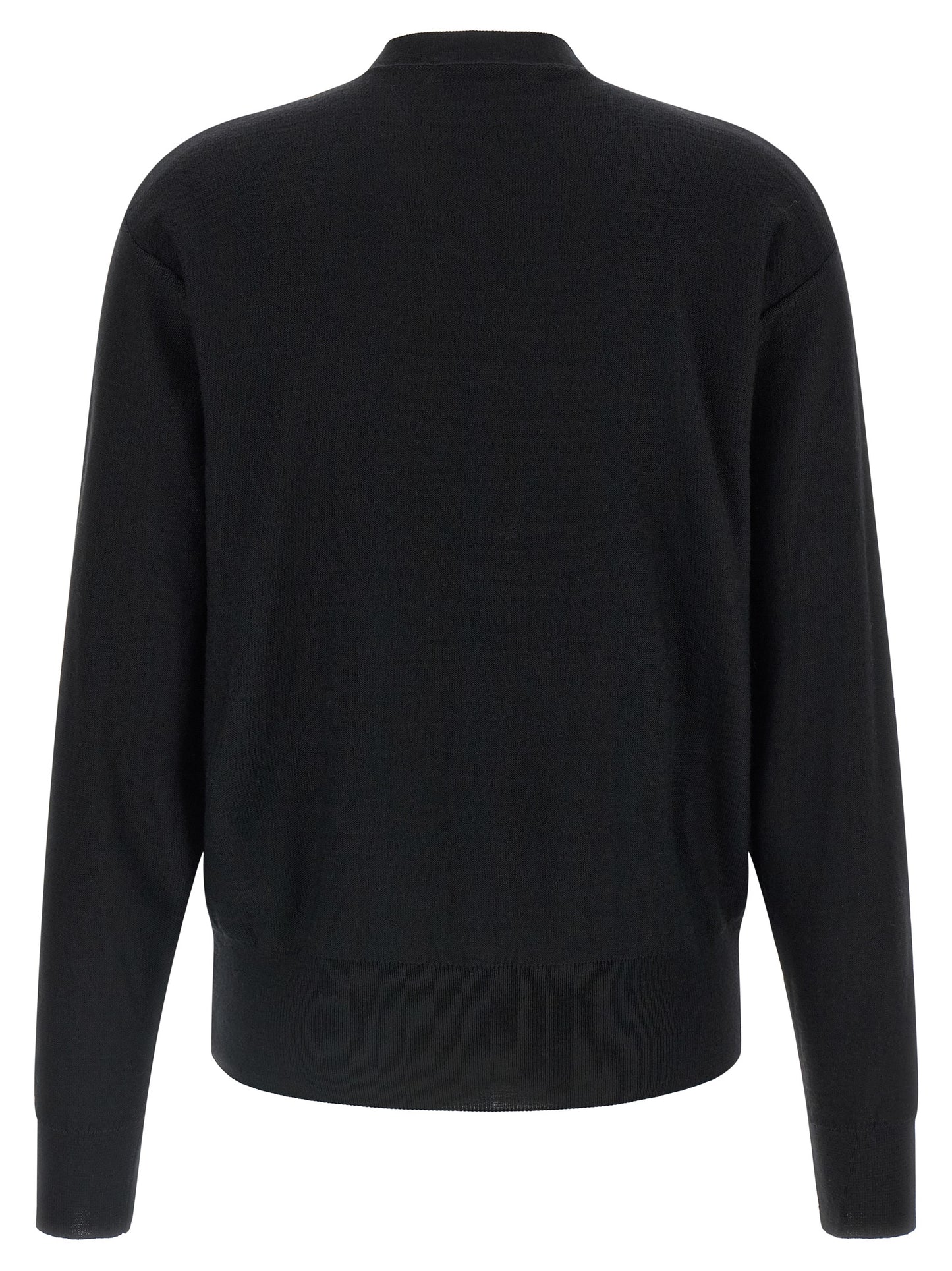 Lemaire Black Wool Cardigan