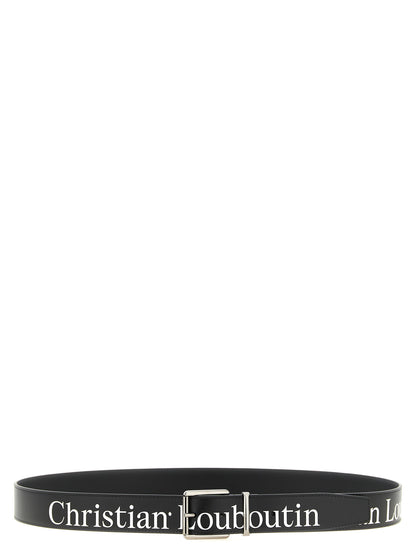Christian Louboutin Black Calfskin Regular Belt
