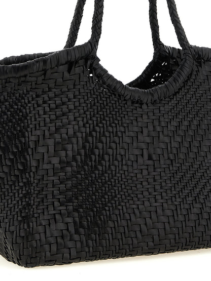Dragon Diffusion Black Calfskin Shoulder Bag