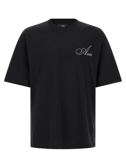 Amiri Black Cotton T-Shirt