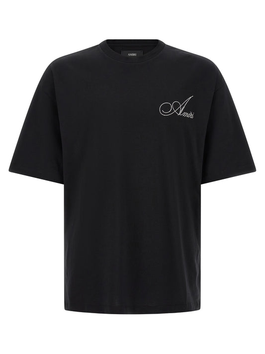 Amiri Black Cotton T-Shirt