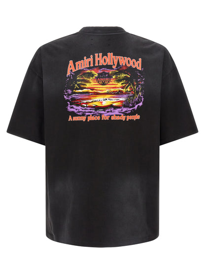 Amiri Black Cotton T-Shirt