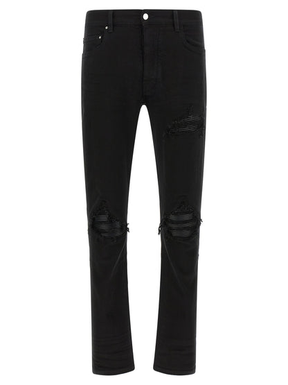 Amiri Black Cotton Slim Fit Jeans