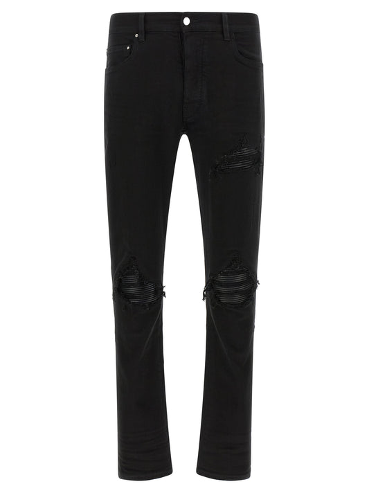 Amiri Black Cotton Slim Fit Jeans