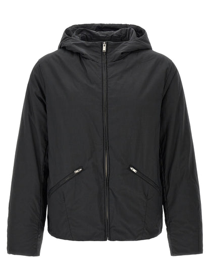 Undercover Black Cotton Full-Length Jacket