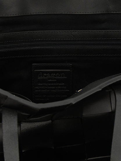 Dragon Diffusion Black Calfskin Handbag