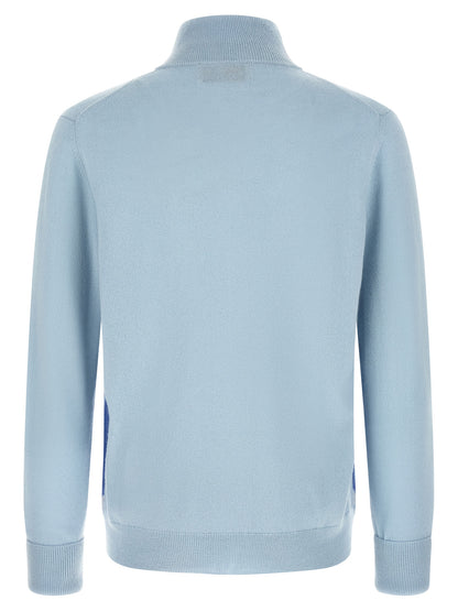 Ballantyne Blue Cashmere Cardigan
