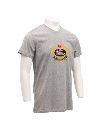 Burberry Grey Cotton T-Shirt