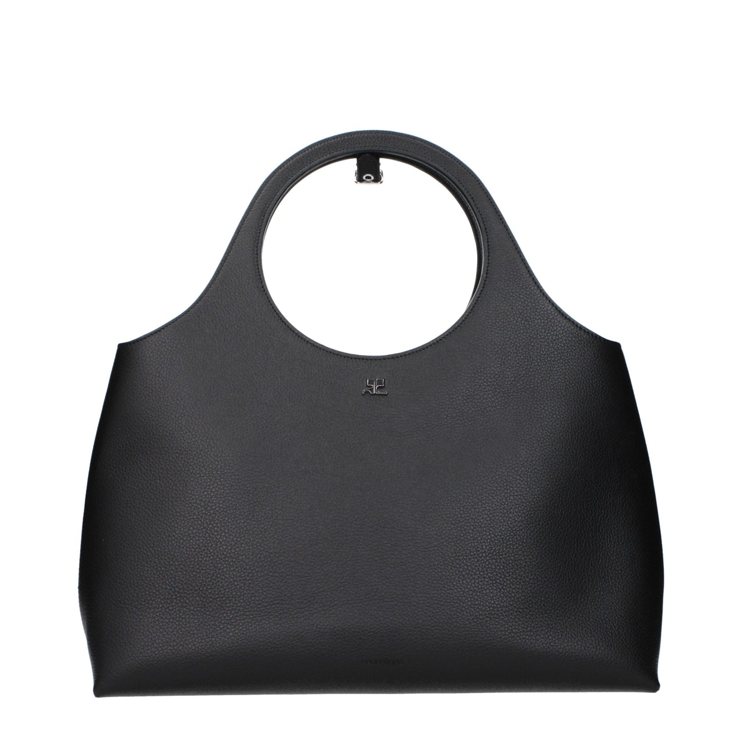 Courrèges Black Leather Handbag