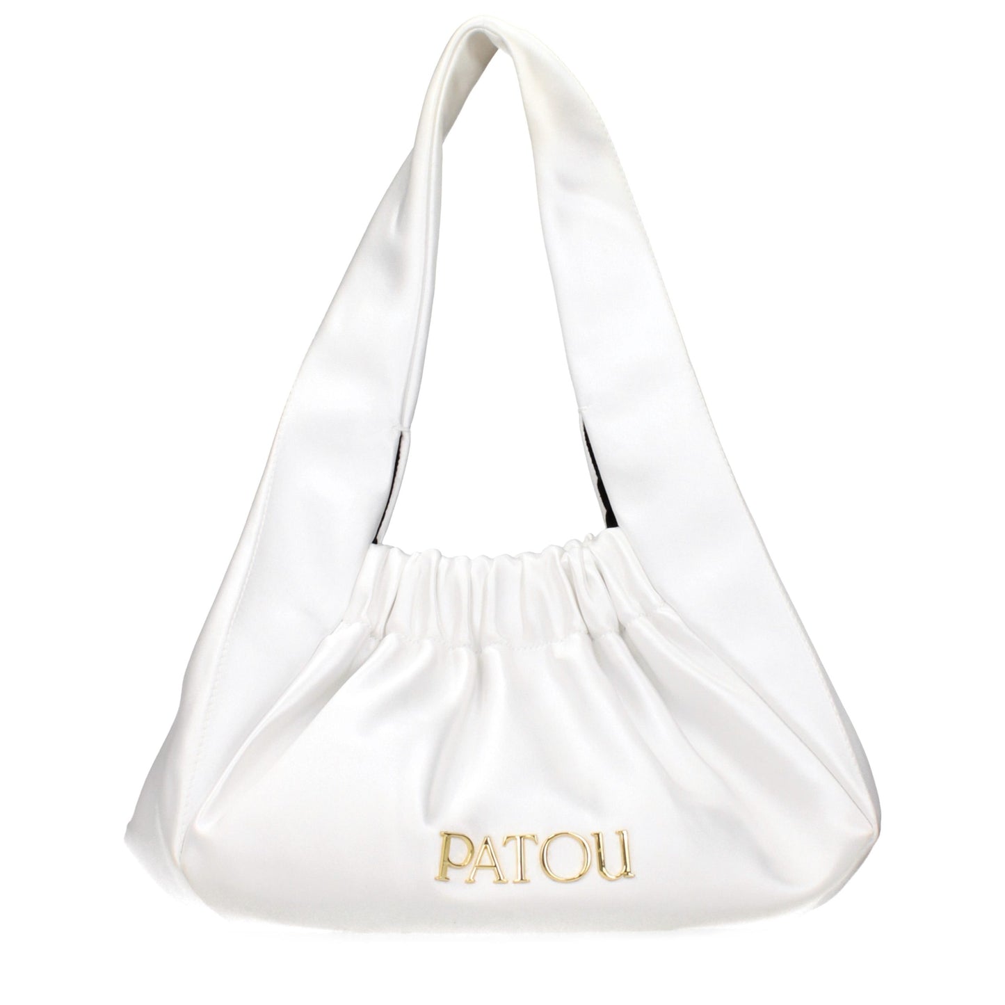 Patou White Fabric Handbag