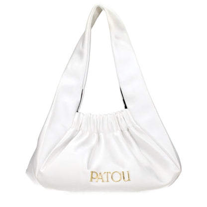 Patou White Fabric Handbag