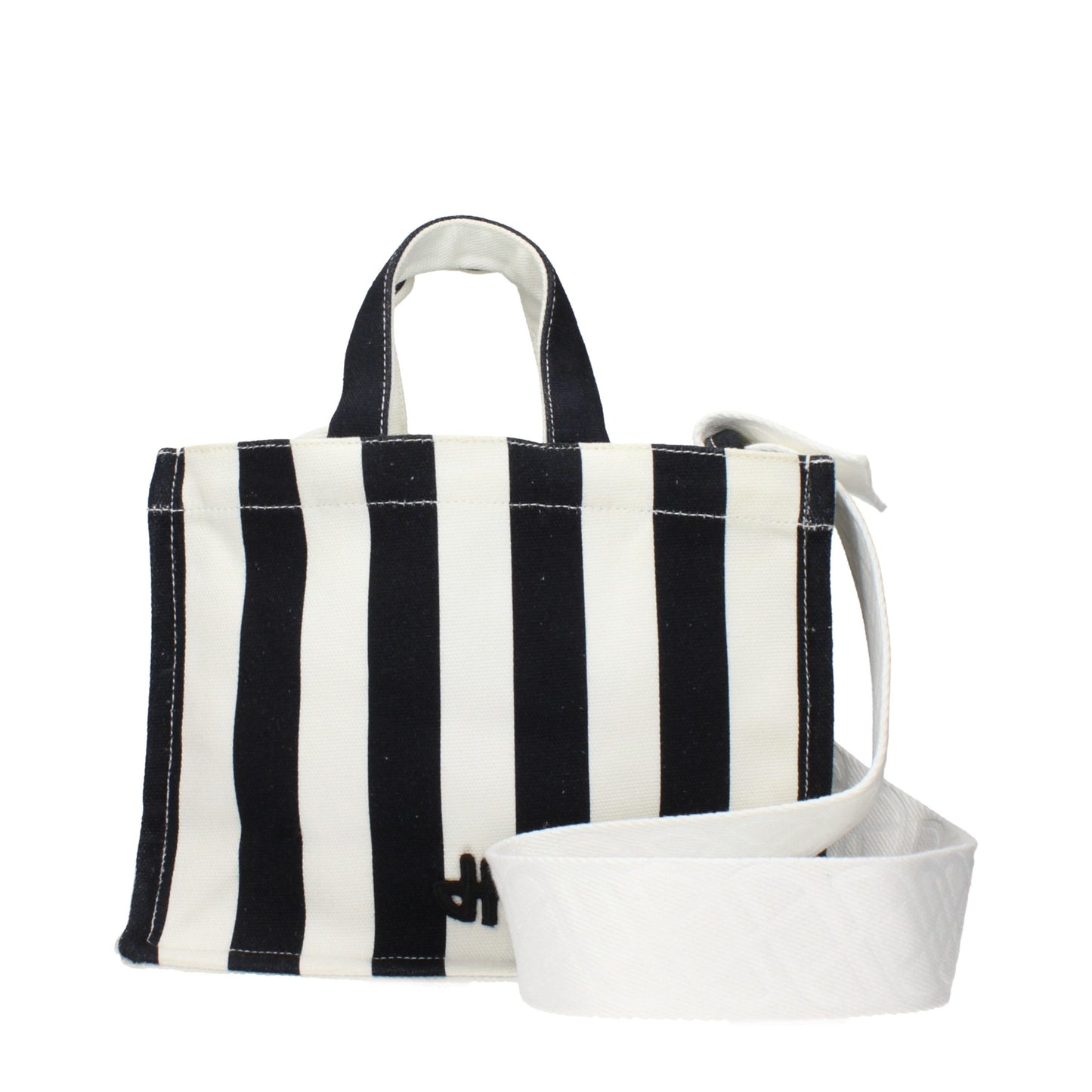Patou Black Fabric Handbag