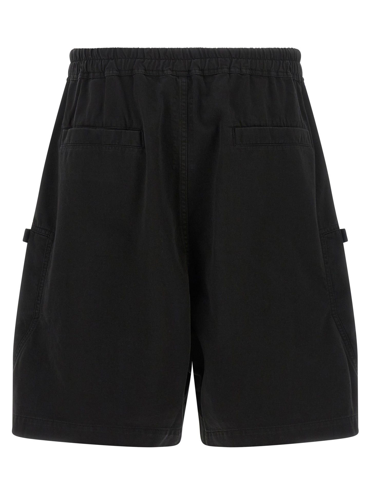 DRKSHDW Black Cotton Bermuda Shorts