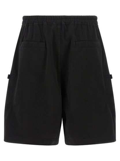DRKSHDW Black Cotton Bermuda Shorts