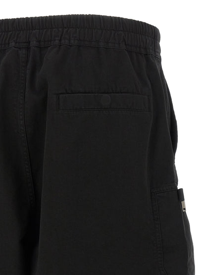 DRKSHDW Black Cotton Bermuda Shorts