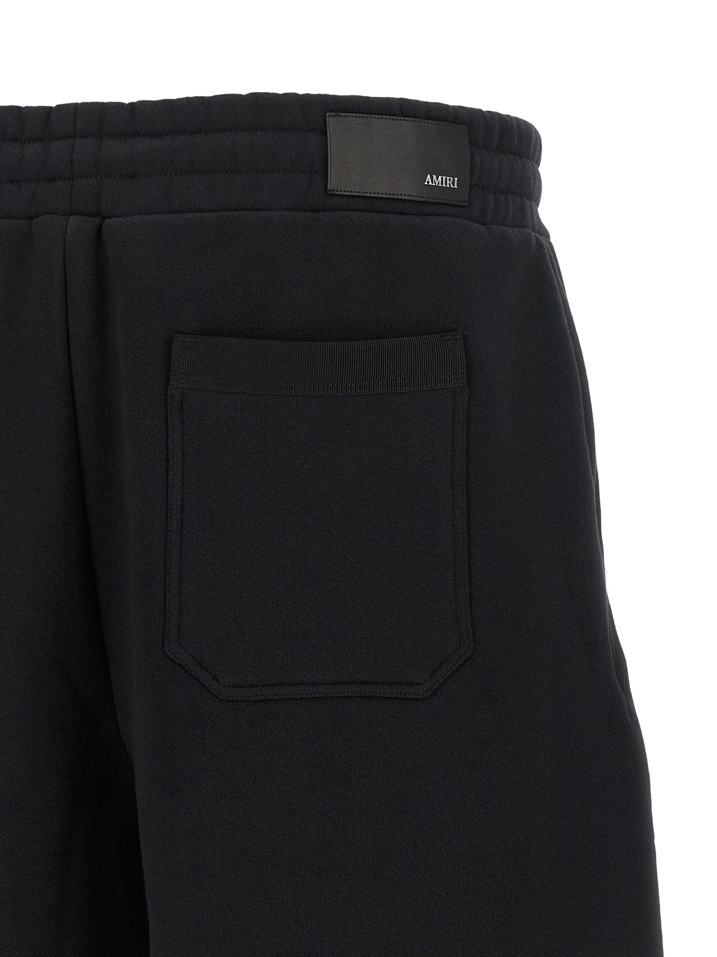 Amiri Black Cotton Bermuda Shorts