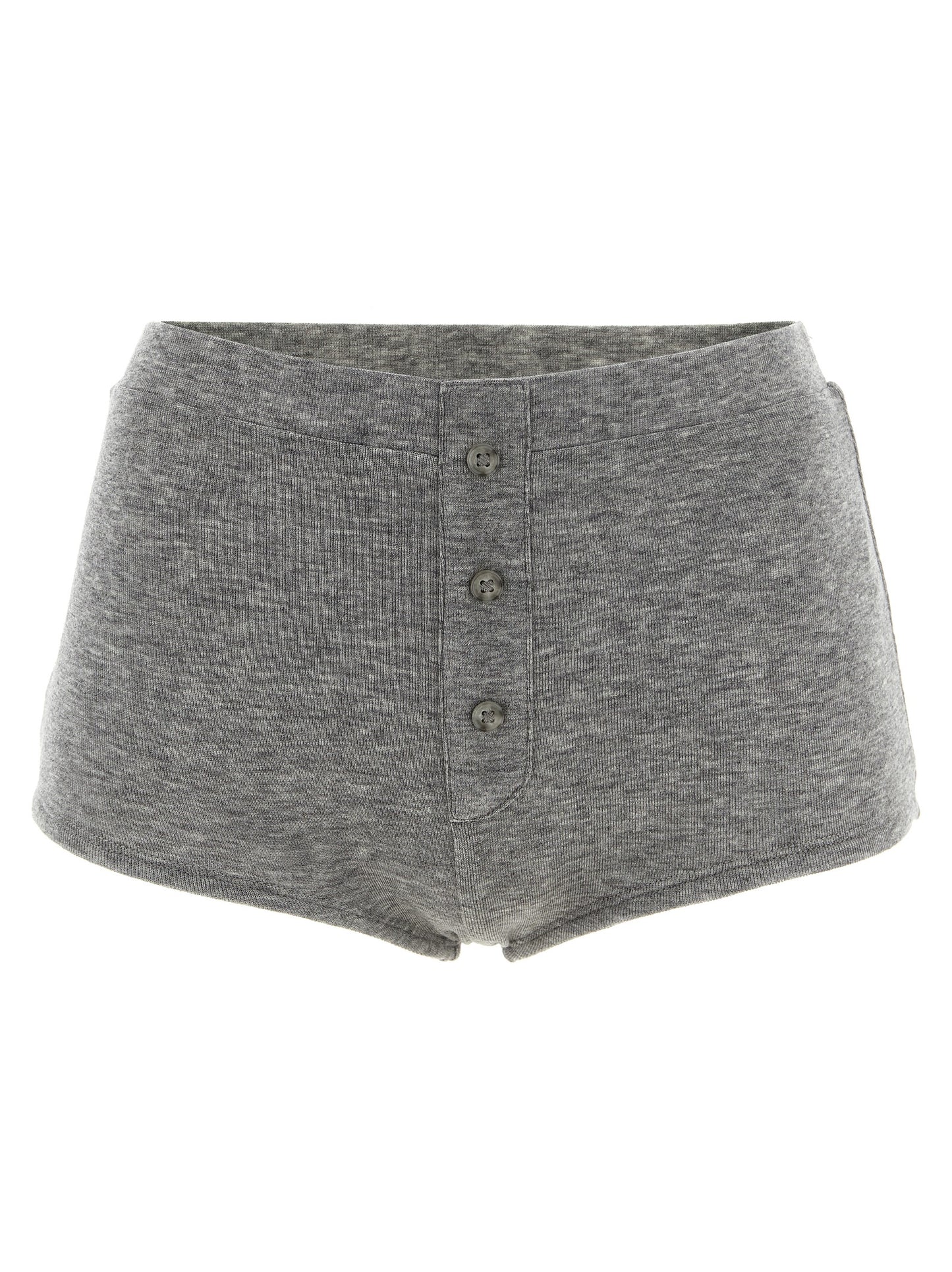 Entire Studios Gray Tencel Bermuda Shorts
