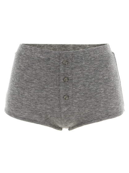 Entire Studios Gray Tencel Bermuda Shorts