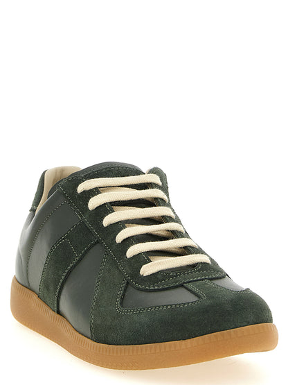 Maison Margiela Bicolor Calfskin Low Top Sneakers