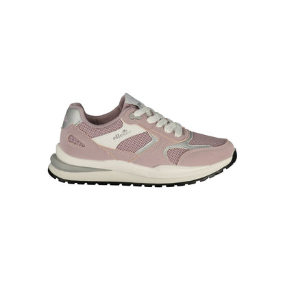 Ellesse Women's Athletic Polyester & Polyurethane Sneakers - Pink White Print