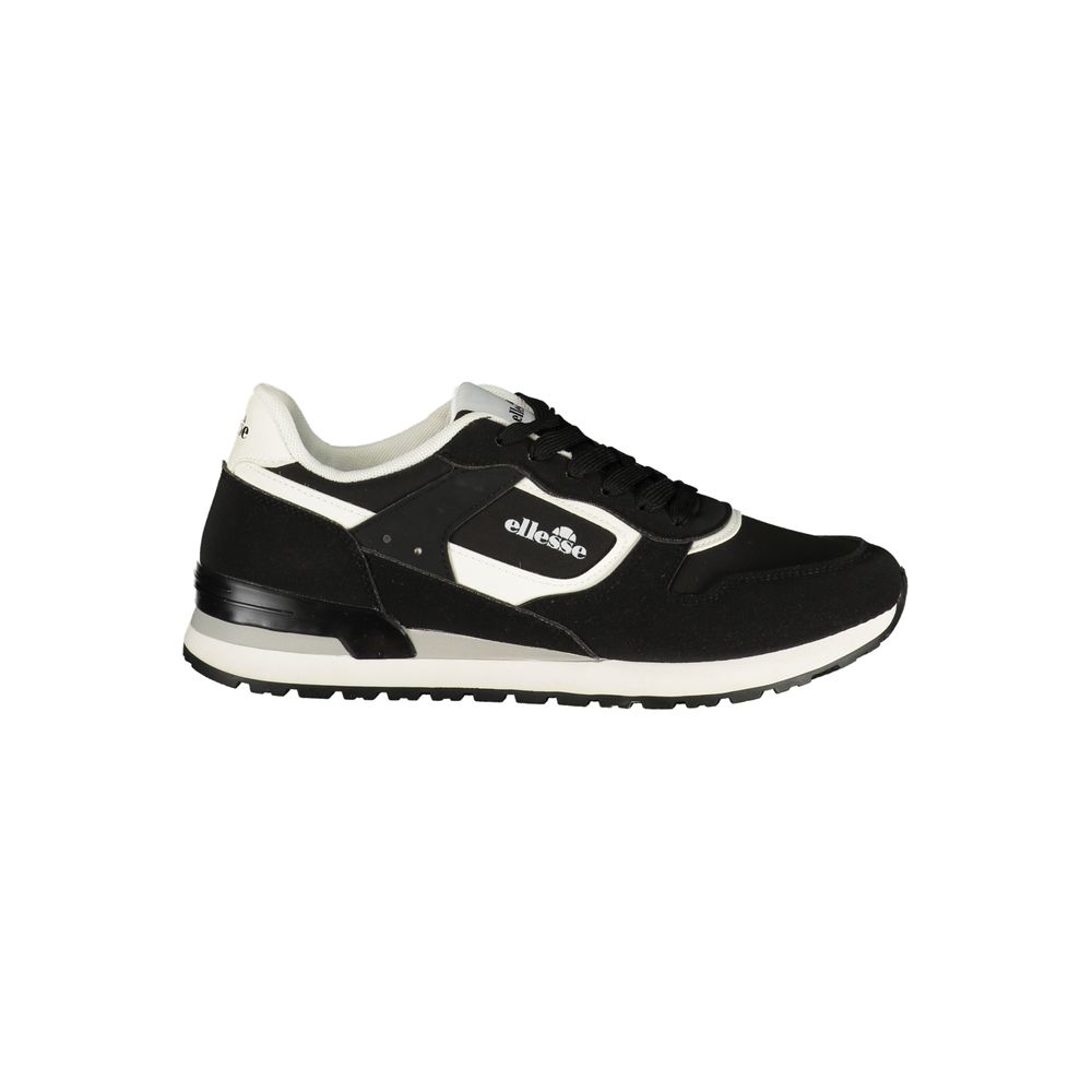 Ellesse Men's Athletic Polyester & Polyurethane Sneakers - Black White