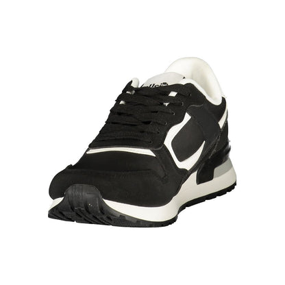 Ellesse Men's Athletic Polyester & Polyurethane Sneakers - Black White