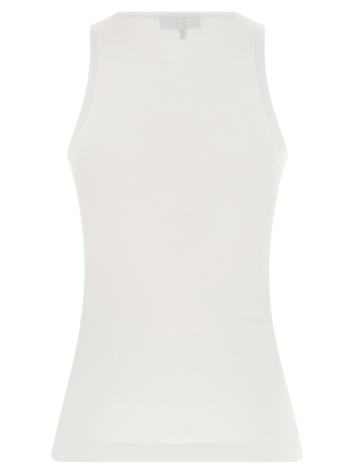 Ganni Red Organic Cotton Tank Tops