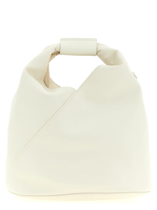 Compact Crossbody Handbag by MM6 Maison Margiela for women in polyethylene & polyurethane white features an versatile silhouette, showcasing a secure and versatile with versatile crossbody-strap, shoulder-strap & handle for a versatile finish.