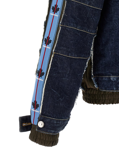 Dsquared² Blue Cotton Denim Jacket
