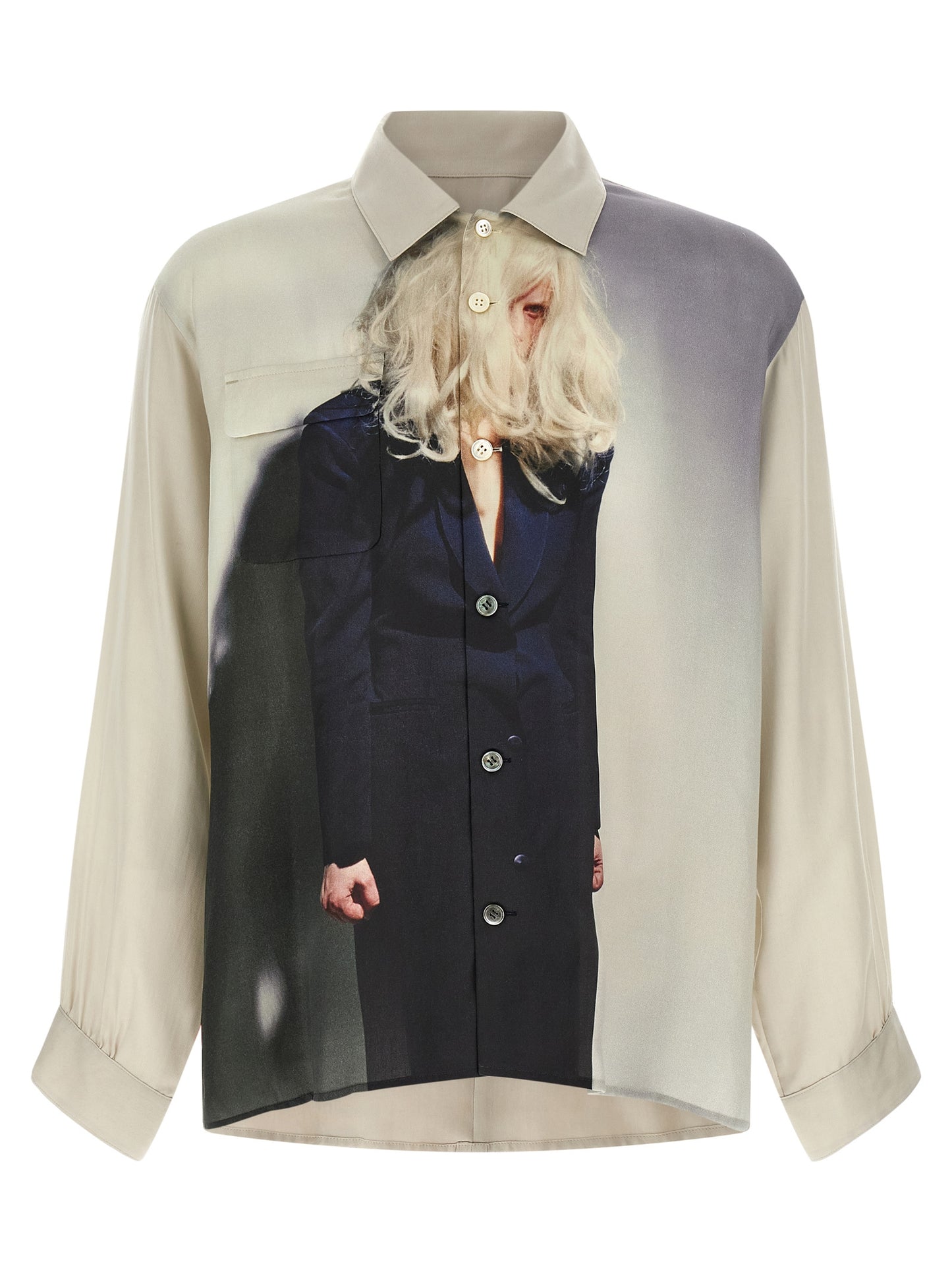 Undercover Beige Rayon Blouse