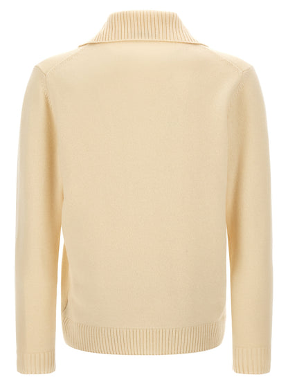 ZANONE White Cashmere Cardigan