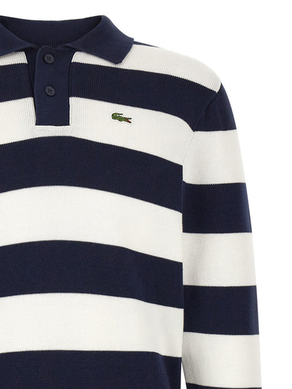 Lacoste White Cotton Cardigan
