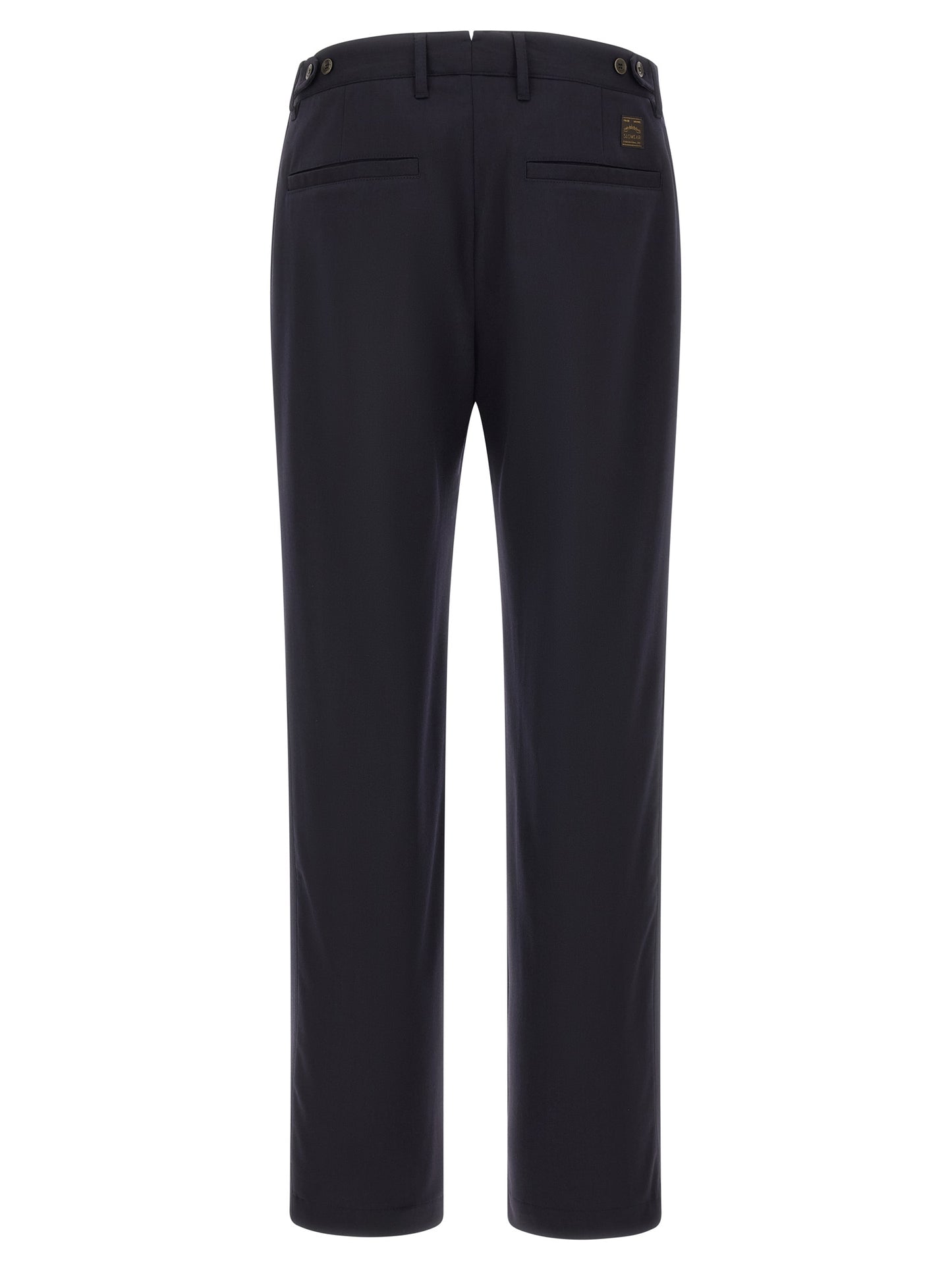 Incotex Blue Polyester Dress Pants