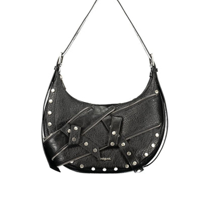 Desigual Nero Poliuretano Donna Bag