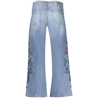 Desigual Blue Cotton Women's Jean