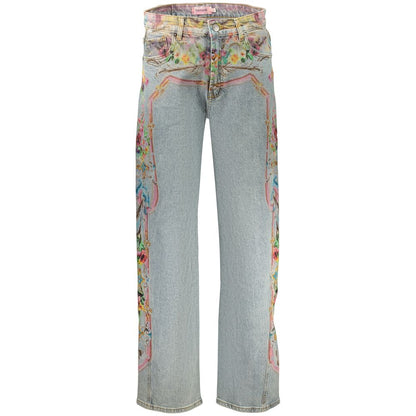 Desigual Blue Cotton Womens Jean
