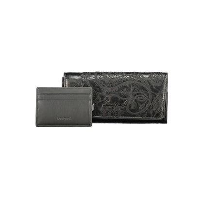Desigual Black Polyurethane Women's Wallet