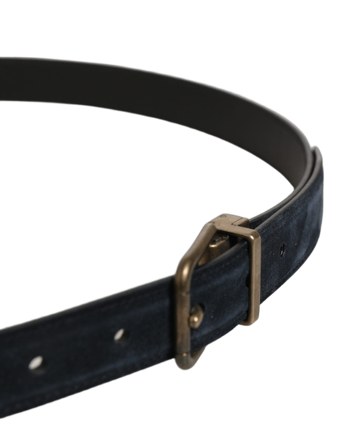 Dolce & Gabbana Calf Leather Belt - Black Gold