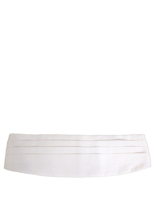 Dolce & Gabbana Cotton Cummerbund - White
