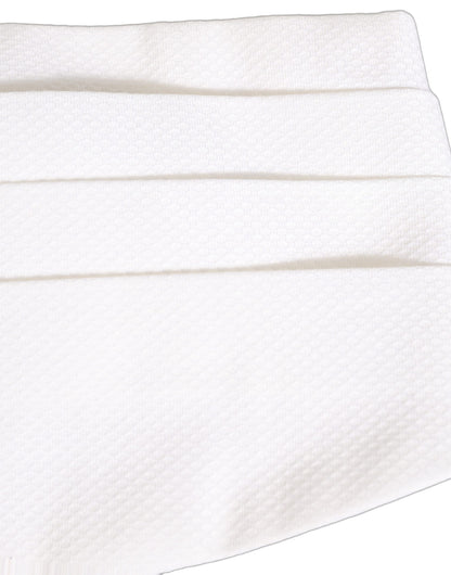 Dolce & Gabbana Cotton Cummerbund - White