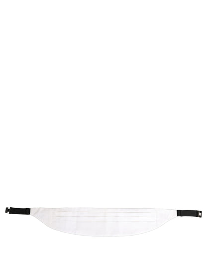 Dolce & Gabbana Cotton Cummerbund - White