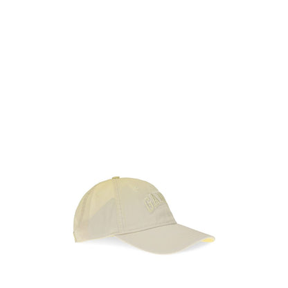 Ganni Beige Cotton Cap (Baseball Hat)