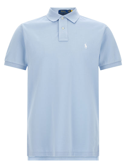 Polo Ralph Lauren Blue Cotton Polo Shirt