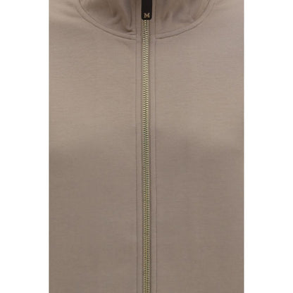 Sweatshirt by S Max Mara for women in cotton polyester beige features a unrivaled silhouette with a refined high-neck neckline and unrivaled detailing for a sophisticated look.