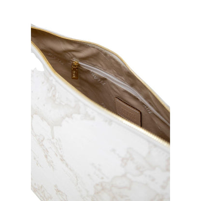 Alviero Martini Prima Classe White Cotton Handbag
