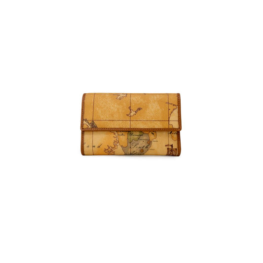 Wallet by Alviero Martini Prima Classe for women in polyester brown & print showcases a discerning silhouette, artfully capturing the essence of Polyester Wallet with its functional .