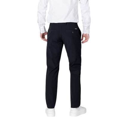 Armani Exchange Black Cotton Casual Pants