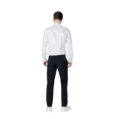 Armani Exchange Black Cotton Casual Pants