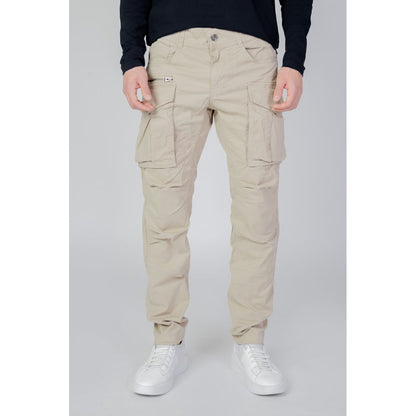 Replay Beige Cotton Cargo Pants