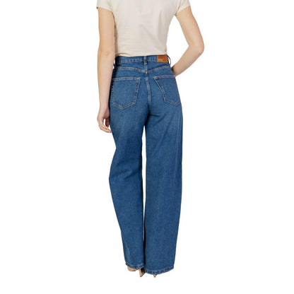 Only Blue Cotton Relaxed Fit Jeans